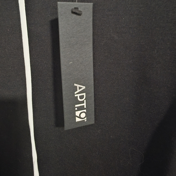 Apt. 9 Small Black & White Formal Symmetrical Sleeveless Midi Dress - Picture 3 of 7